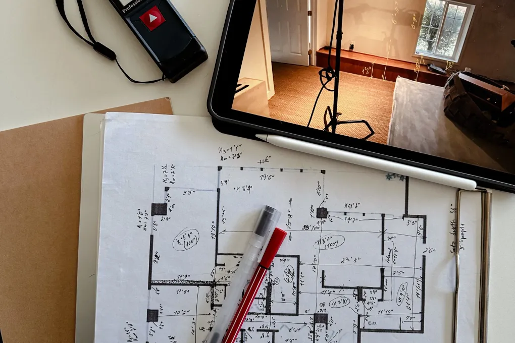 The first step of interior design project — interior design by Nataly Karavay